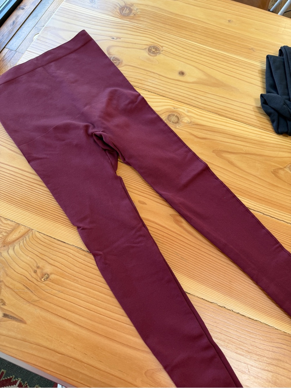 Shapermint High-Waist Shaping Leggings - Burgundy Size Small